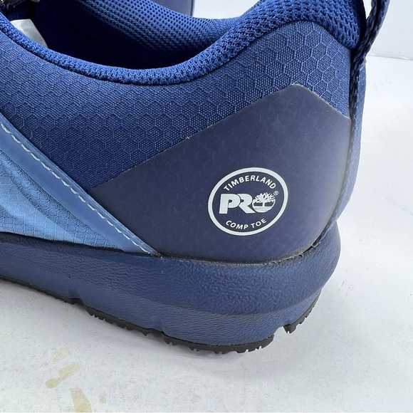 Timberland PRO Radius Womens Size 9.5M Blue Gray Composite Toe Safety Work Shoes - Picture 5 of 11